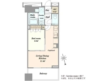 【東京都/港区浜松町】WORLD TOWER RESIDENCE 間取り図