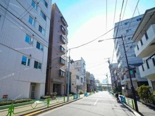 【東京都/中央区佃】エスタシオン月島 前面道路