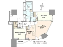 【東京都/豊島区東池袋】プラウドタワー東池袋ステーションアリーナ 間取り図