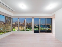 【東京都/中央区晴海】パークタワー晴海 リビング・ダイニング：夜景