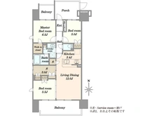 【東京都/江東区塩浜】オーベル東陽町ファインレジデンス 間取り図