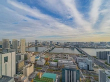 【東京都/中央区晴海】DEUX TOURS CANAL&SPA EAST ドゥトゥール 眺望：バルコニーから：ズーム無