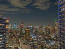 【東京都/中央区晴海】DEUX TOURS CANAL&SPA EAST ドゥトゥール 眺望：リビングから：ズーム有 
