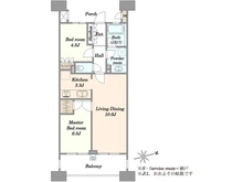 【東京都/江東区新砂】グランエスタ 間取り図