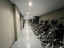 【東京都/中央区日本橋本町】パークホームズ日本橋時の鐘通り 駐輪場