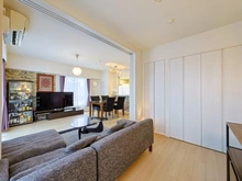 【東京都/江東区塩浜】クレストシティ木場 洋室：（奥）リビングダイニング