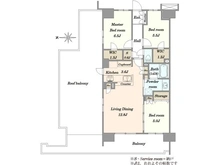【東京都/江東区塩浜】クレストシティ木場 間取り図