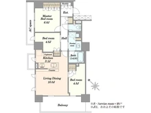 【東京都/豊島区南大塚】パークホームズ南大塚 間取り図