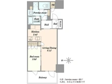 【東京都/豊島区池袋】Brillia Tower 池袋 West 間取り図