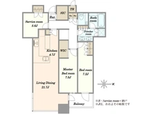 【東京都/港区三田】三田ガーデンヒルズ EAST HILL 間取り図