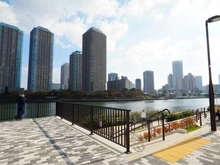 【東京都/中央区湊】パークシティ中央湊 ザ タワー  隅田川テラス（現地より約50m）