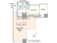 【東京都/豊島区高松】シティタワー池袋ウエストゲート 間取り図
