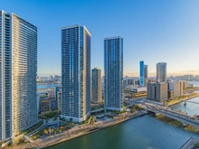 【東京都/中央区勝どき】パークタワー勝どきミッド 眺望：バルコニーからの撮影