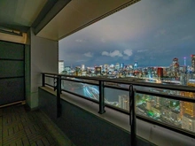 【東京都/中央区勝どき】勝どきザ・タワー バルコニー：夜景