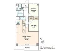 【東京都/目黒区三田】目黒台スカイマンション 間取り図