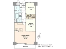 【東京都/渋谷区広尾】朝日広尾マンション 間取り図