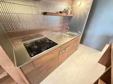 【東京都/渋谷区恵比寿】リシェ広尾 キッチン：三口コンロ