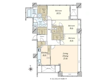 【東京都/港区麻布台】麻布台パークハウス 間取り図