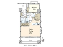 【東京都/渋谷区広尾】クオリア恵比寿パークフロント 間取り図