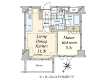 【東京都/目黒区中目黒】ピアース中目黒ローレルアイ 間取り図