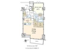 【東京都/港区西麻布】ディアナガーデン西麻布 間取り図
