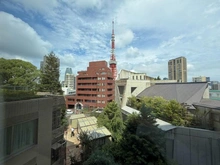 【東京都/港区麻布台】麻布台パークハウス 眺望：洋室から