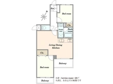 【東京都/板橋区大谷口上町】レクセル小竹向原 間取り図