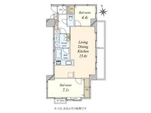 【東京都/港区西麻布】日神パレステージ西麻布 間取り図