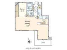 【東京都/渋谷区広尾】ユニーブル恵比寿 間取り図