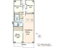 【東京都/品川区北品川】北品川ホームズ 間取り図
