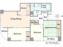 【東京都/文京区関口】日火江戸川橋ビル第2 間取り図