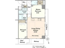 【東京都/新宿区赤城下町】ピアース神楽坂HILLS 間取り図