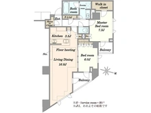 【東京都/新宿区横寺町】プラウド神楽坂マークス 間取り図