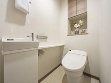 【東京都/新宿区西五軒町】クレヴィア神楽坂 トイレ