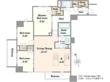 【東京都/文京区関口】クレヴィア文京関口 間取り図