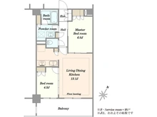 【東京都/新宿区弁天町】グレンドール新宿牛込柳町 間取り図