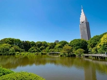 【東京都/新宿区市谷本村町】ザ・パークハウス市ヶ谷 新宿御苑（現地より約1,990m）
