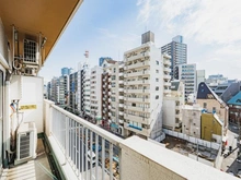 【東京都/千代田区飯田橋】サンパークマンション千代田 バルコニー