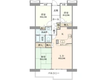 【大阪府/池田市八王寺】アルビス池田第弐〇参号棟 間取り図