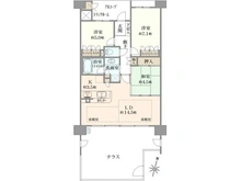 【大阪府/豊中市東豊中町】ザ・レジデンス豊中 B棟 間取り図