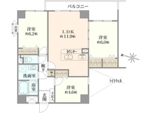 【兵庫県/芦屋市翠ケ丘町】パークハイム芦屋翠ヶ丘 間取り図