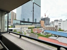 【大阪府/大阪市北区大淀南】メロディーハイム新梅田 眺望：バルコニーから南東向き