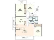 【大阪府/豊中市北緑丘】千里緑丘住宅14号棟 間取り図