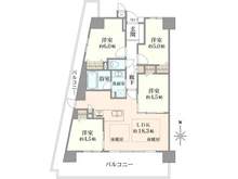 【兵庫県/西宮市深津町】ラフィネス西宮北口 サウスコート 間取り図