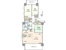 【大阪府/豊中市新千里南町】プラウド千里桃山台 間取り図