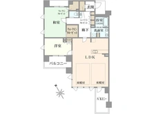 【兵庫県/芦屋市朝日ケ丘町】ライオンズ芦屋グランフォート 間取り図