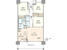 【大阪府/吹田市千里丘上】ディモア吹田千里丘 間取り図