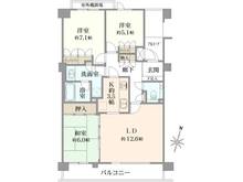 【大阪府/豊中市立花町】パーク・ハイム豊中若葉通 間取り図