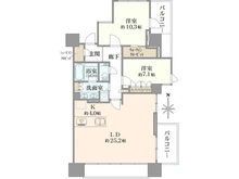 【大阪府/大阪市都島区片町】プラウド大阪城 間取り図