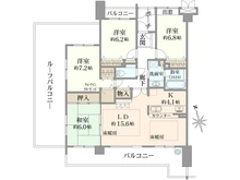 【大阪府/箕面市瀬川】セントラル箕面瀬川 間取り図